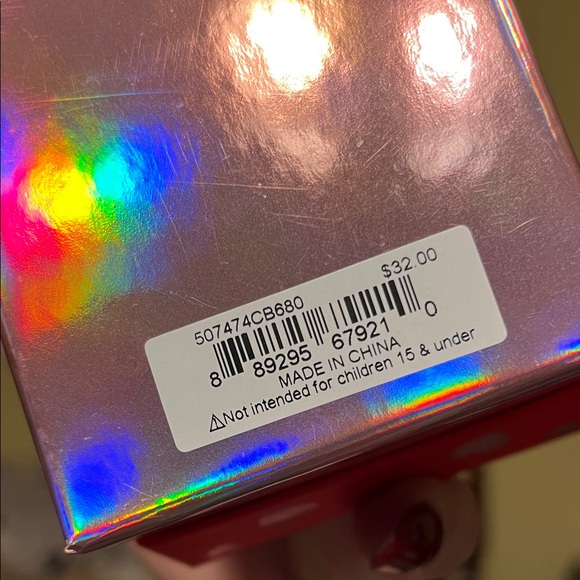 NIB Betsey Johnson Pink Heart Message Earrings - Picture 6 of 6